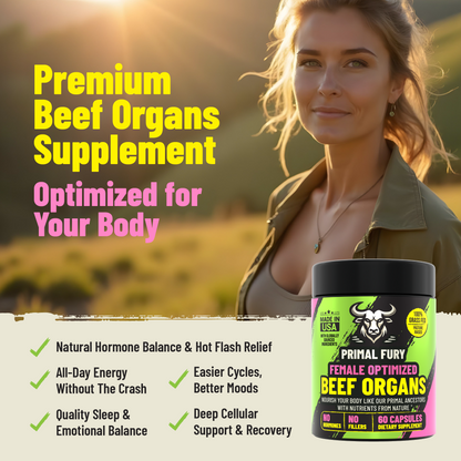 female optimized beef organs
