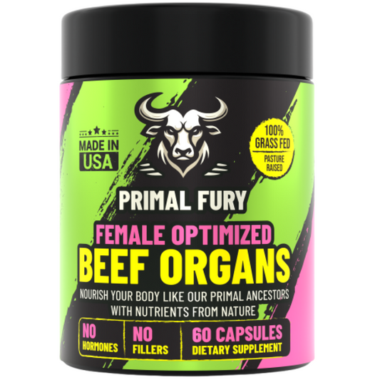 female optimized beef organs