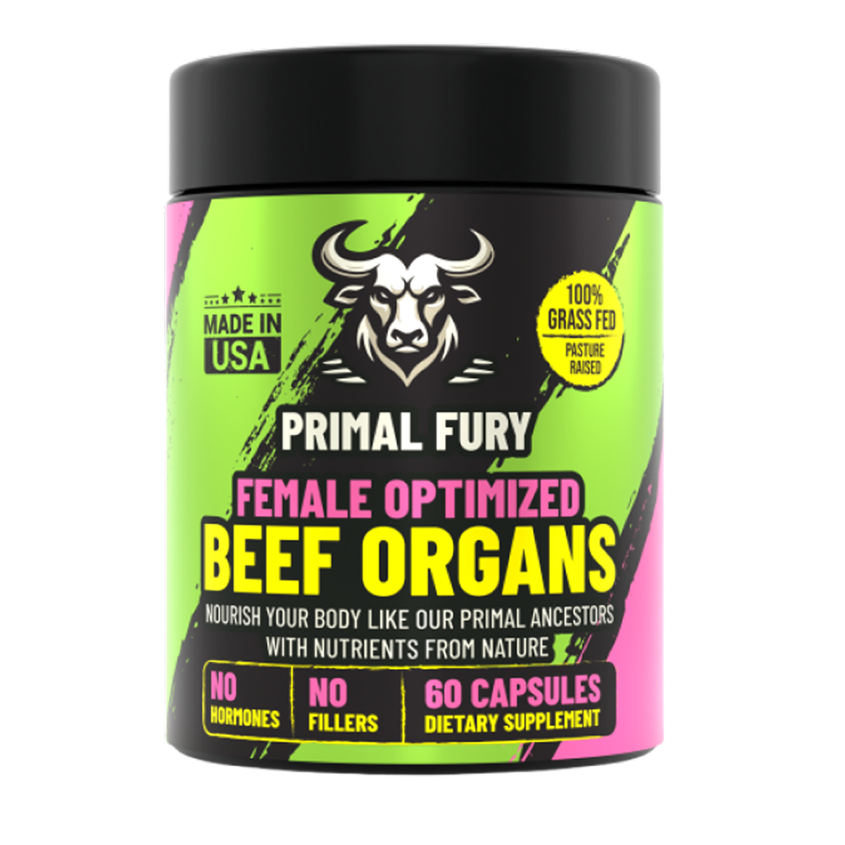 female optimized beef organs